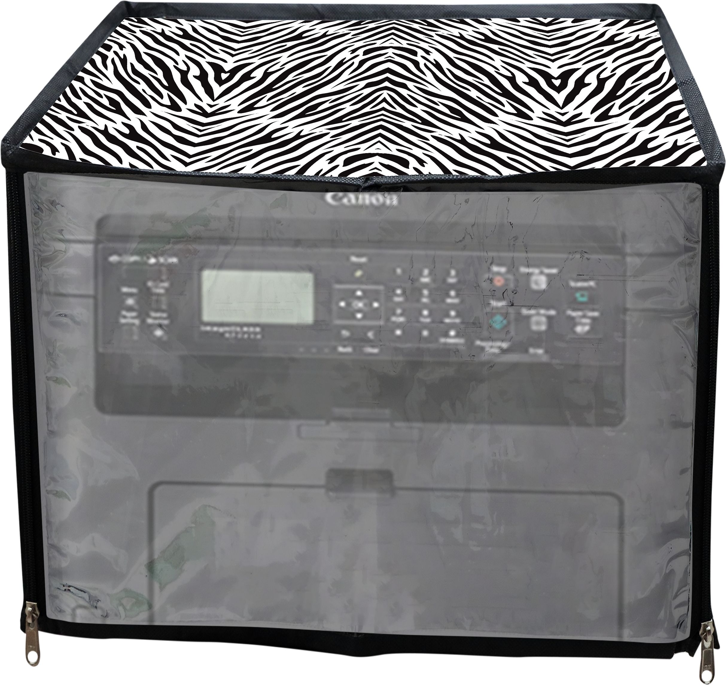 PrimeCover For Canon ImageCLASS MF241d Multi-function Monochrome Laser Zebra Print Printer Cover-image-41