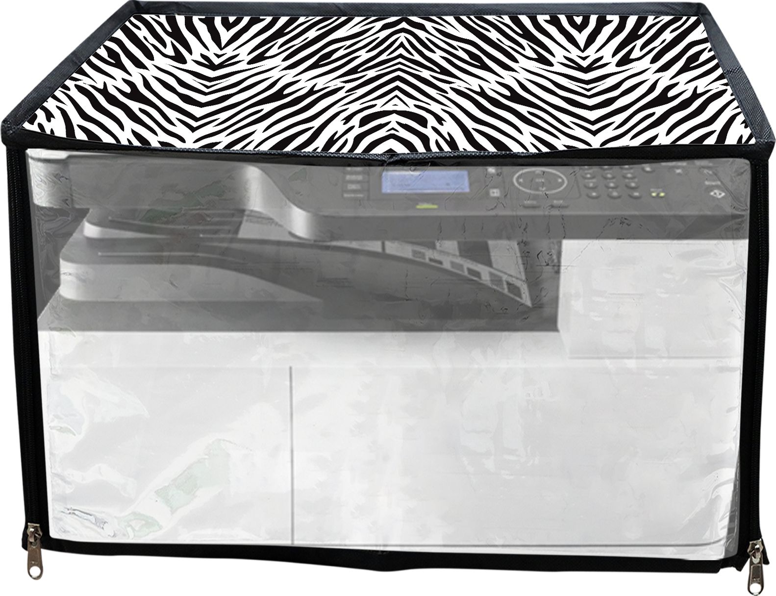 JMT Printer Cover For HP Laserjet M438nda Printer (Zebra Print) Printer Cover-image-29