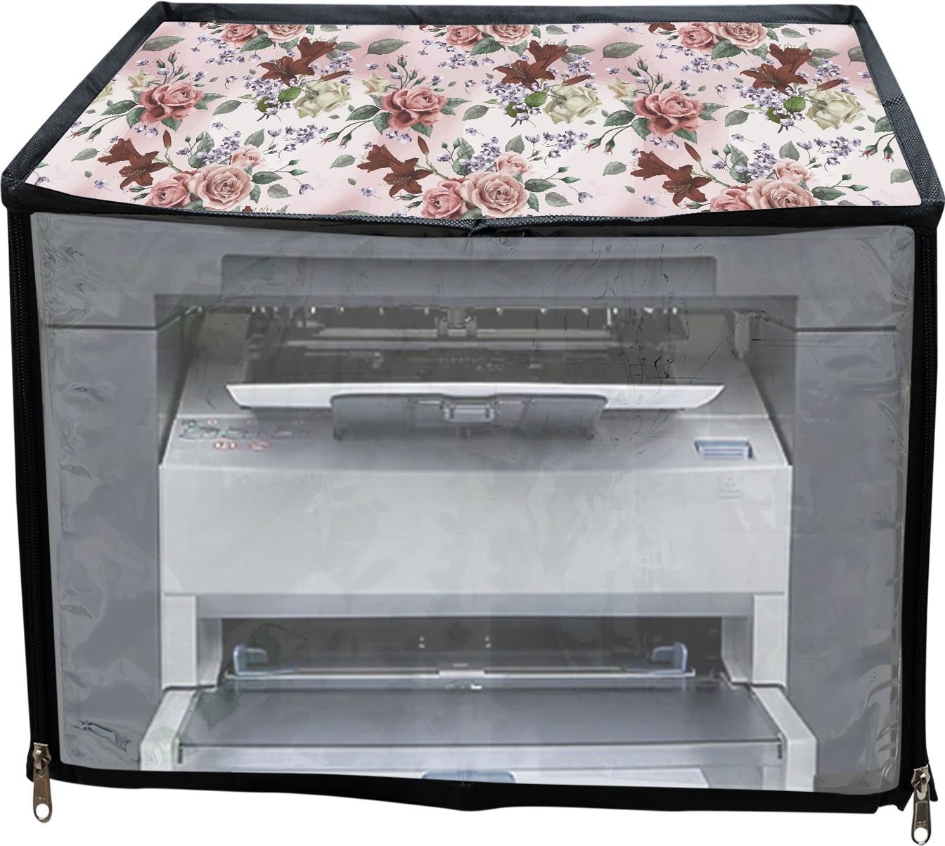JMT Printer Cover For HP LaserJet M1005 Multifunctional Printer (Pink Rose) Printer Cover-picture-32