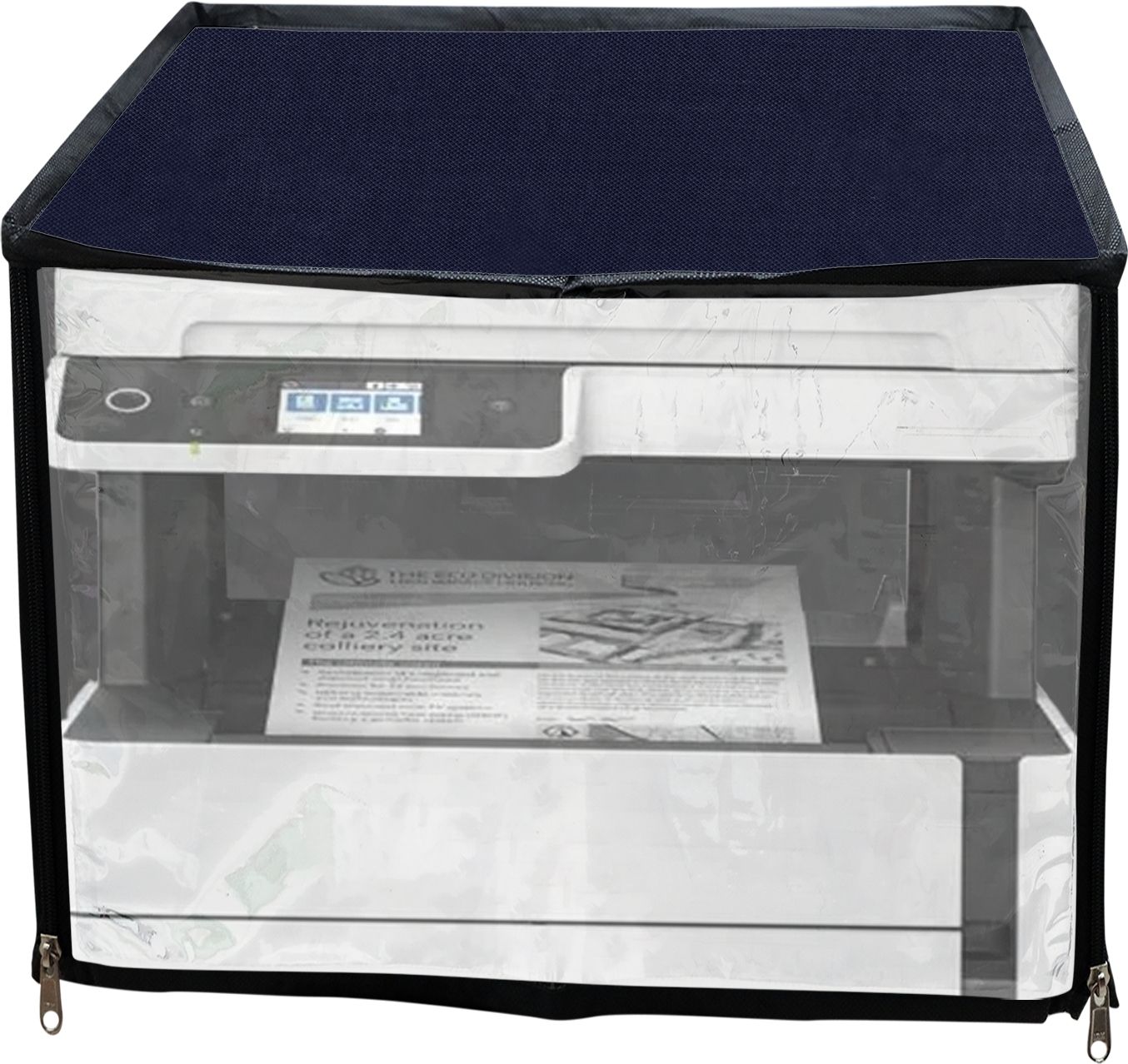 ATP Printer Cover For Epson Eco Tank M3140 Ink Tank Printer (Solid Blue) Printer Cover-image-47