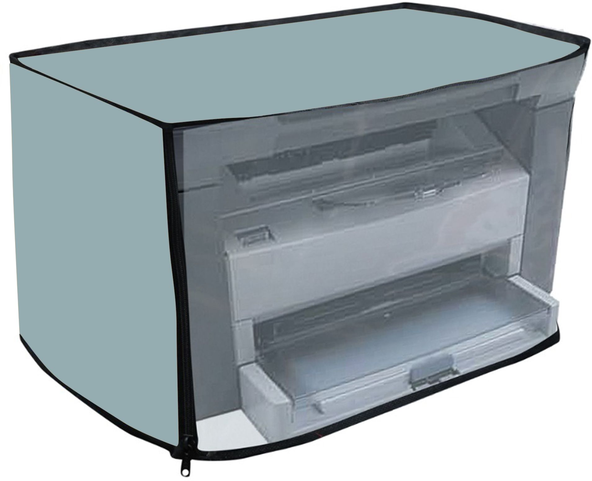 CHHAVI HANDLOOM HP-1005 Printer Cover Design-90 gsm Grey Printer Cover-image-5