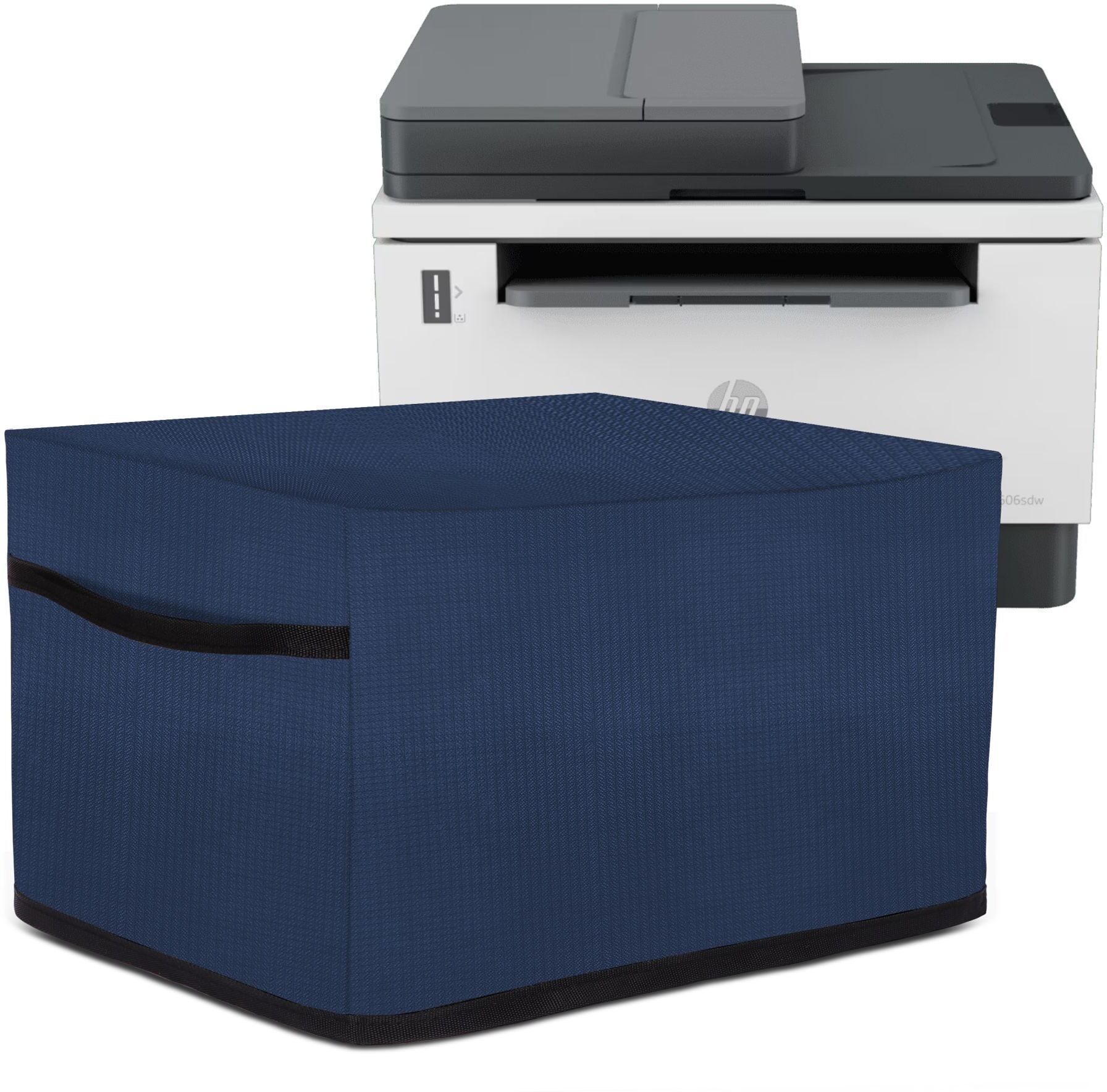Cranique Dust Proof Printer Cover For HP Laserjet Tank MFP 1188fnw / 2606sdw - Blue Printer Cover-image-36