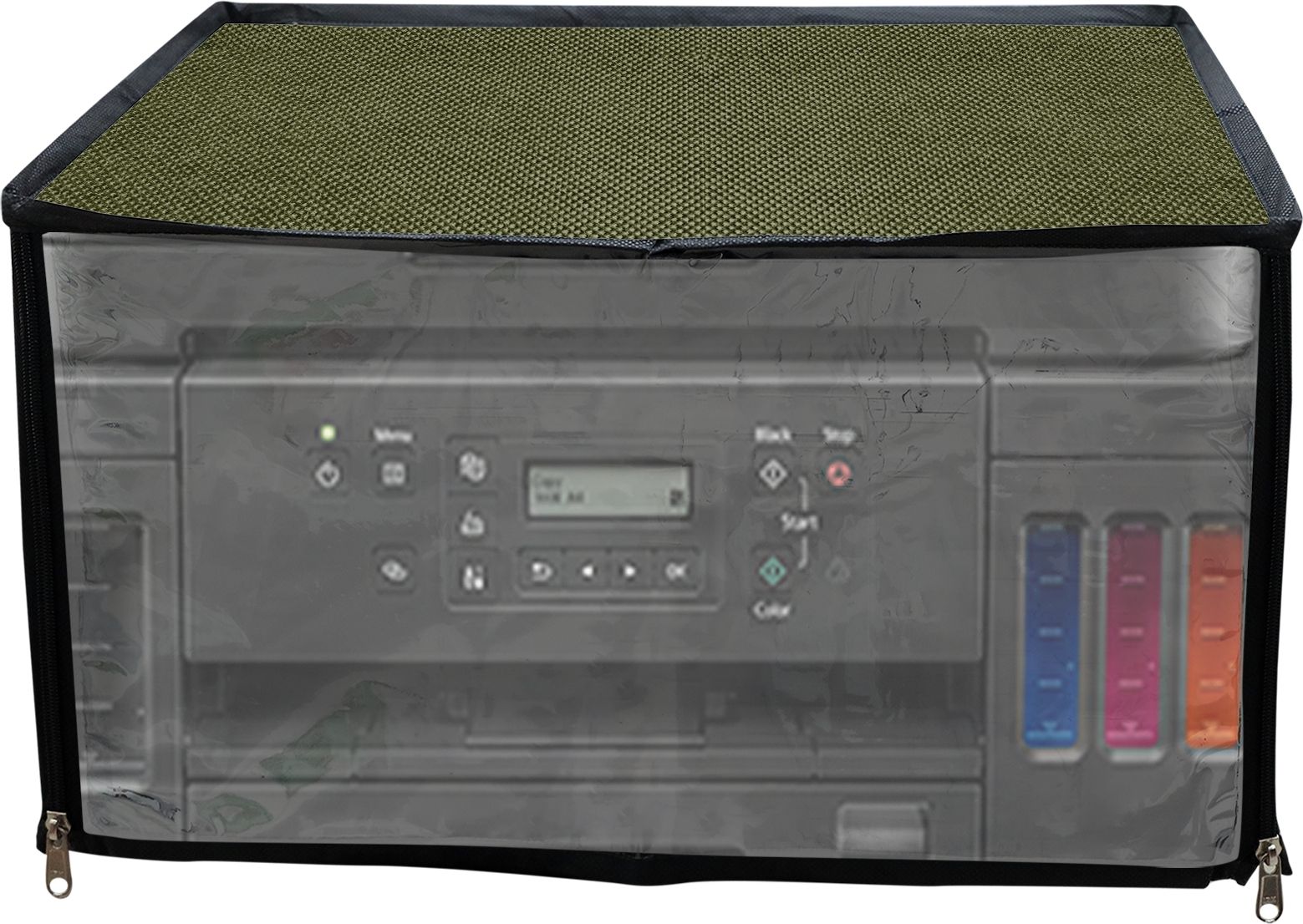 JMT Printer Cover For Canon Pixma G6070 Printer (Green Color) Printer Cover-image-47