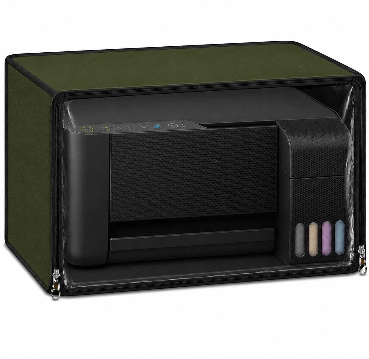JMT Printer Cover for Eco Tank L3350 All in One Ink Tank Printer (Solid Green) Printer Cover-image-44