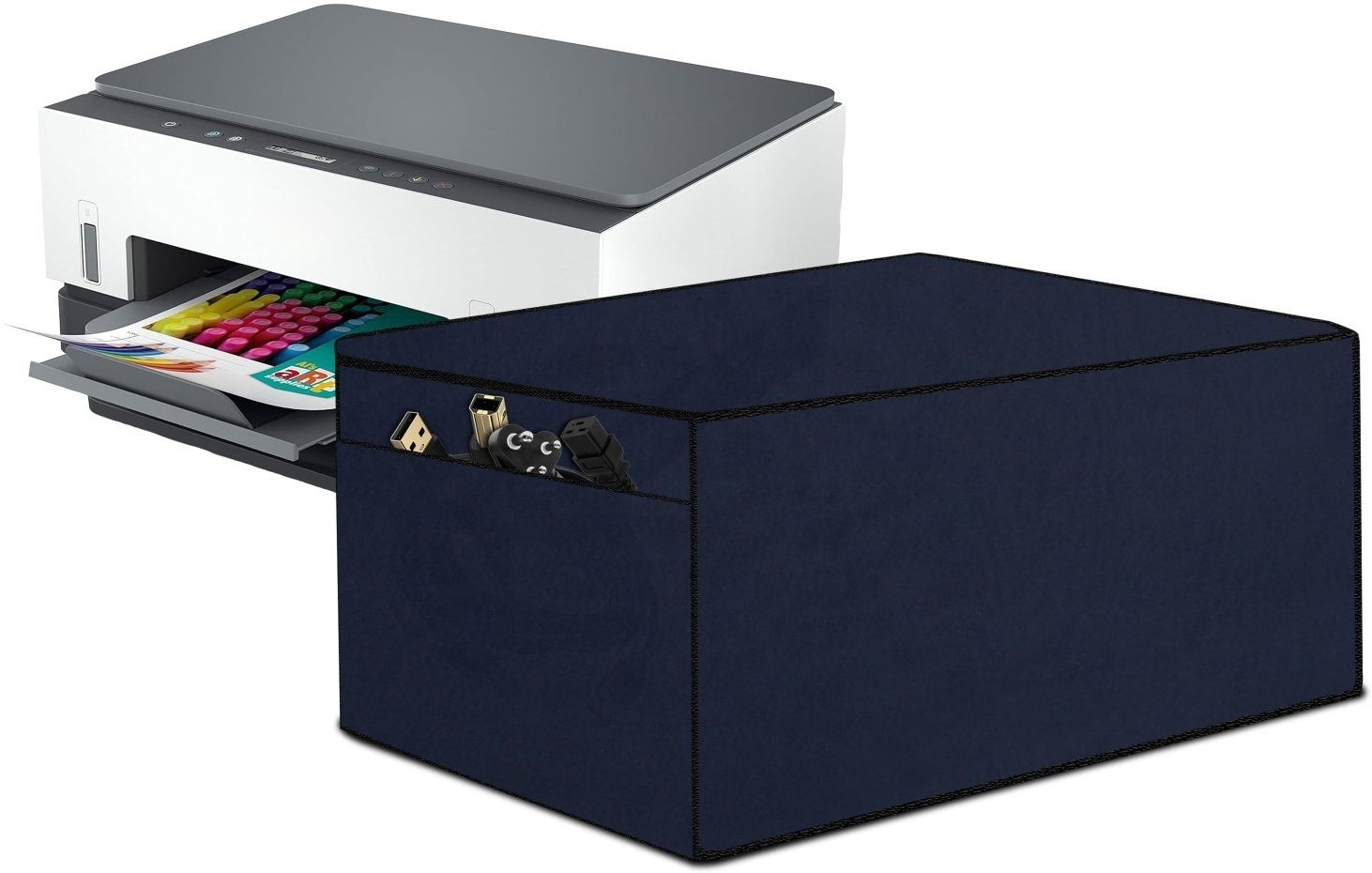 The Furnishing Tree Size1_T1_Blue Water-Resistant Dust Cover Dimensions in CM (DxWxH 25x36.5x19) Printer Cover-image-46