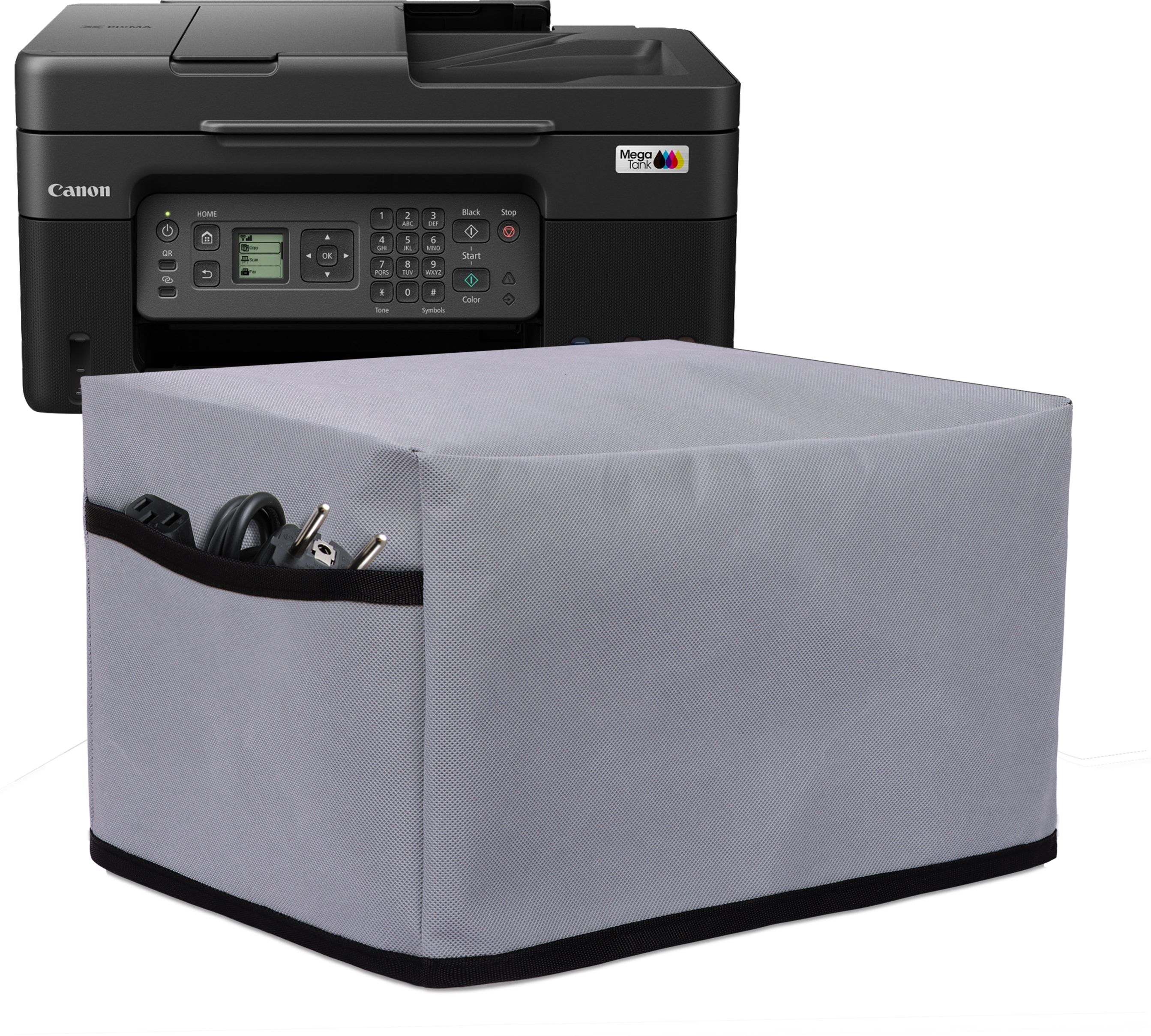 CRASOME Dust & Water Proof Printer Cover for Canon Pixma G4770 – Grey Printer Cover-picture-32