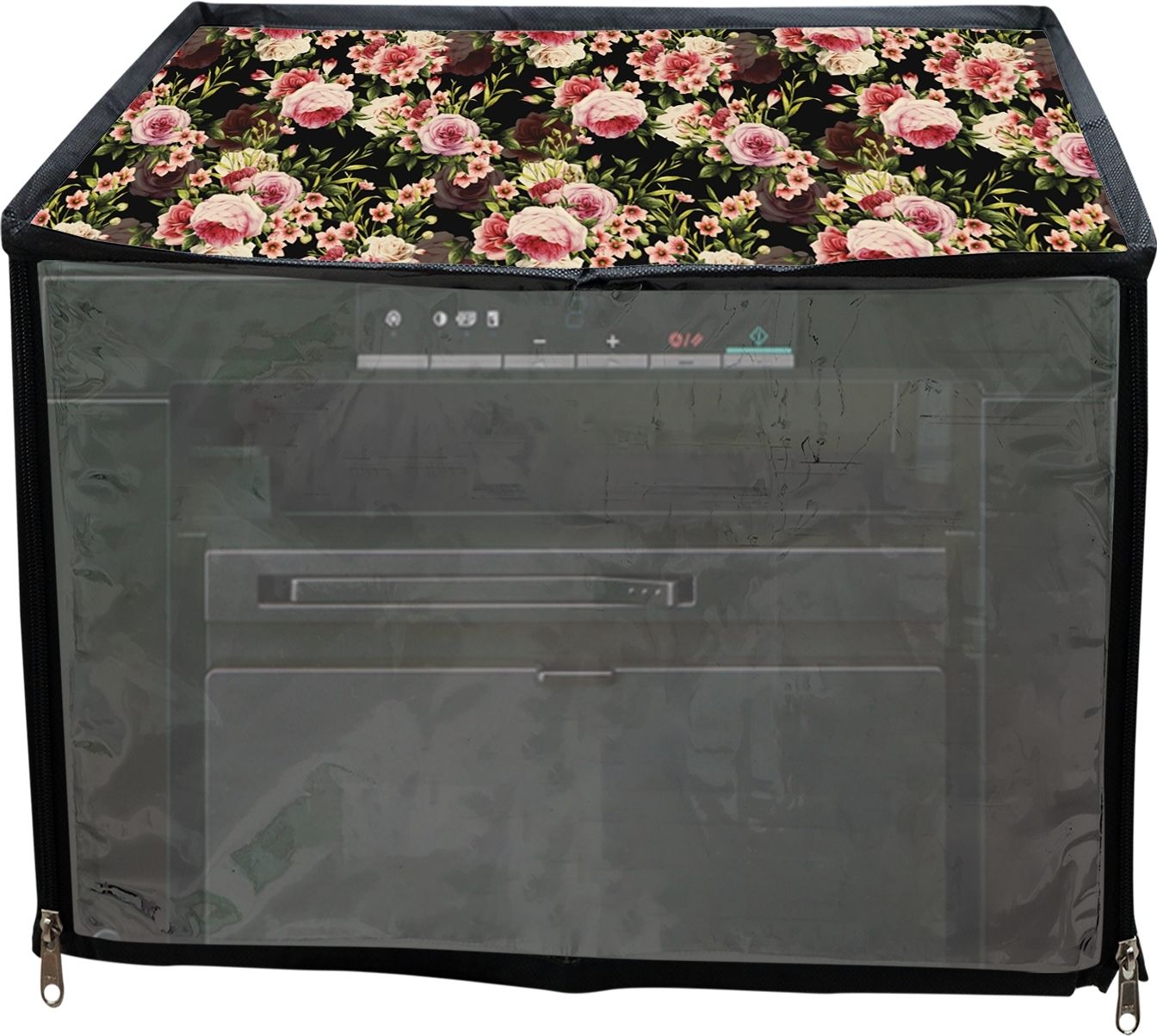 JMT Printer Cover Suitable for Canon Image Class MF 3010 Laser Printer (Black Rose) Printer Cover-image-21