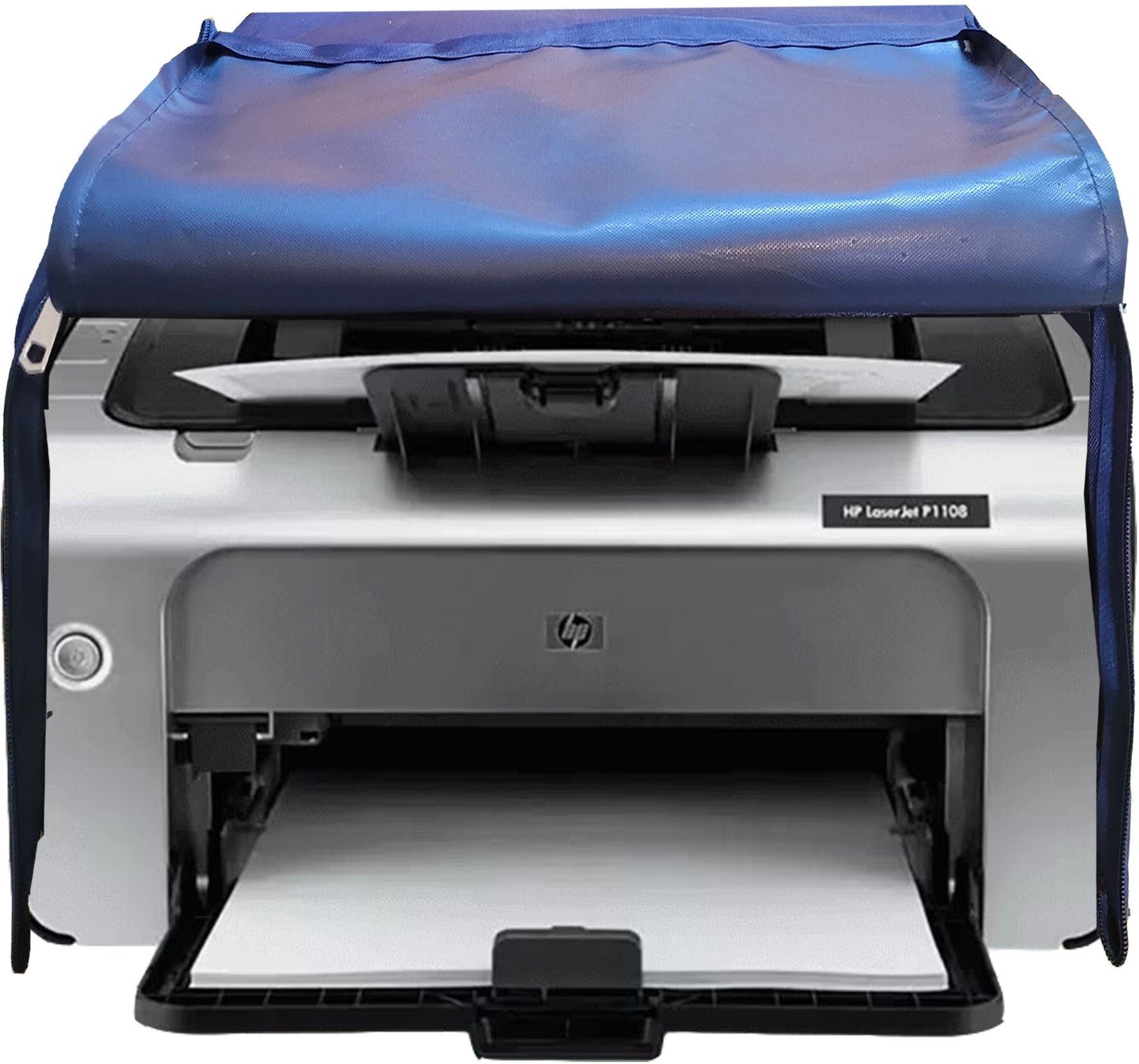 Protectio Chain Printer Cover for HP Laserjet Pro P1108 Printer - Blue Colour Printer Cover-picture-25
