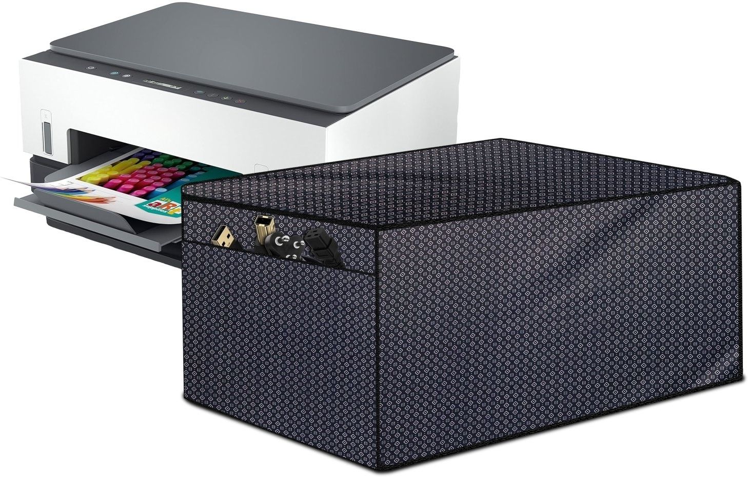 The Furnishing Tree Size2_T1_PM25 Water-Resistant Dust Cover Dimensions in CM (DxWxH 25x36.5x19) Printer Cover-image-34