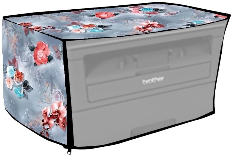 PrimeCover DCP-L2520D Multi-Function Monochrome Laser Blue Flower Printer Cover-image-40