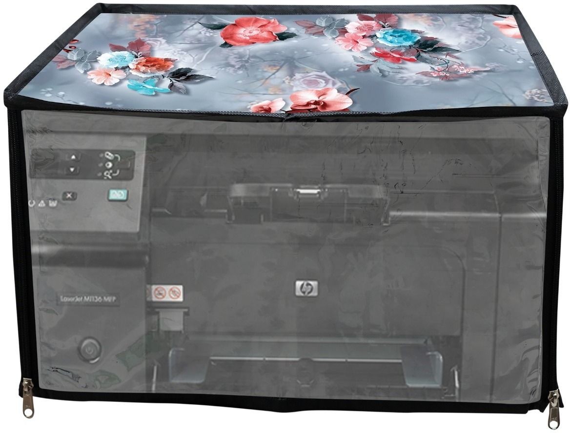 PrimeCover Laserjet Pro Multifunction M1136 Blue Flower Printer Cover-image-46