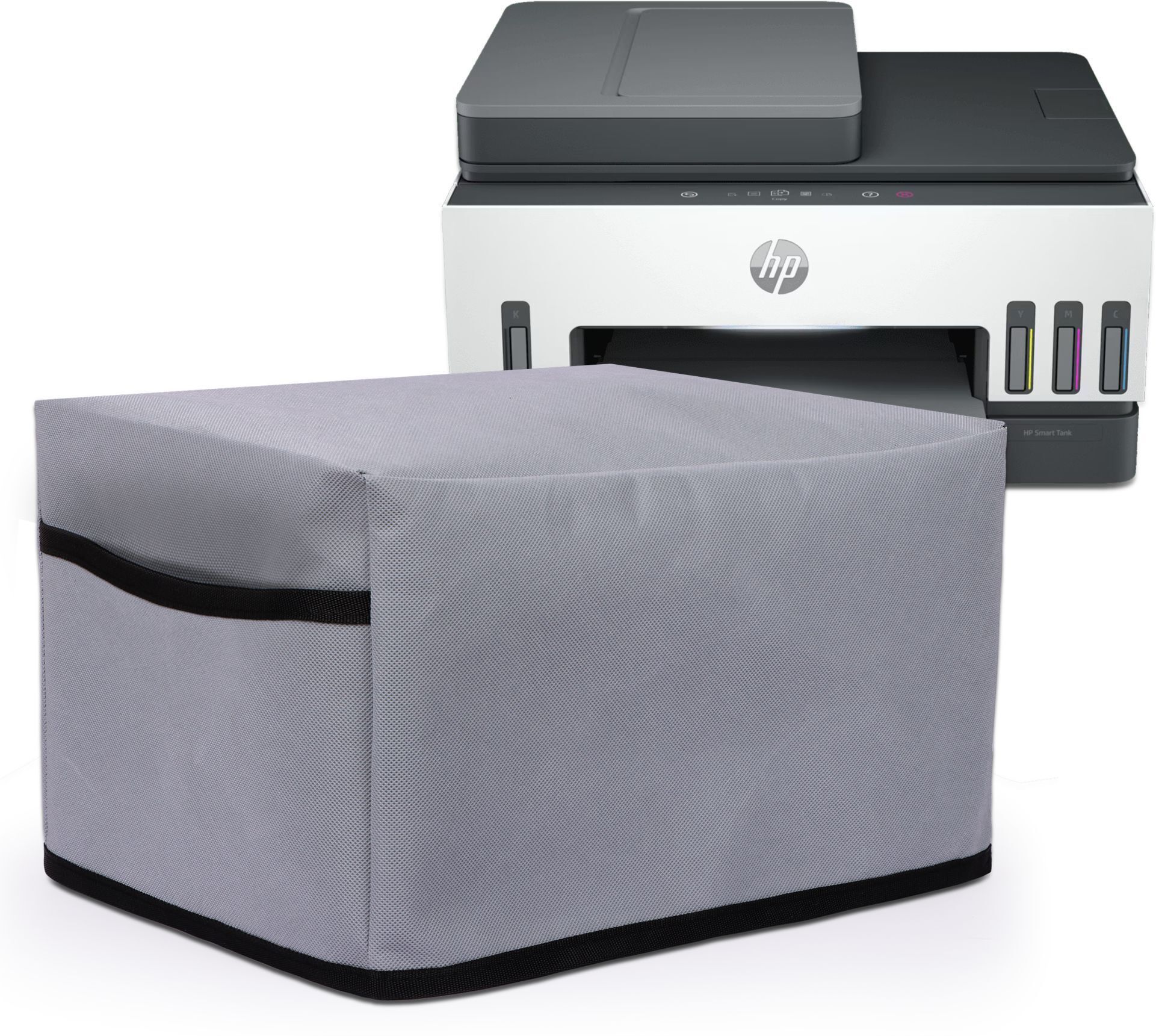 Cranique Waterproof Dust Cover For HP Smart Tank 750 / 790 All-in-One Wi-Fi - Grey Printer Cover-image-31