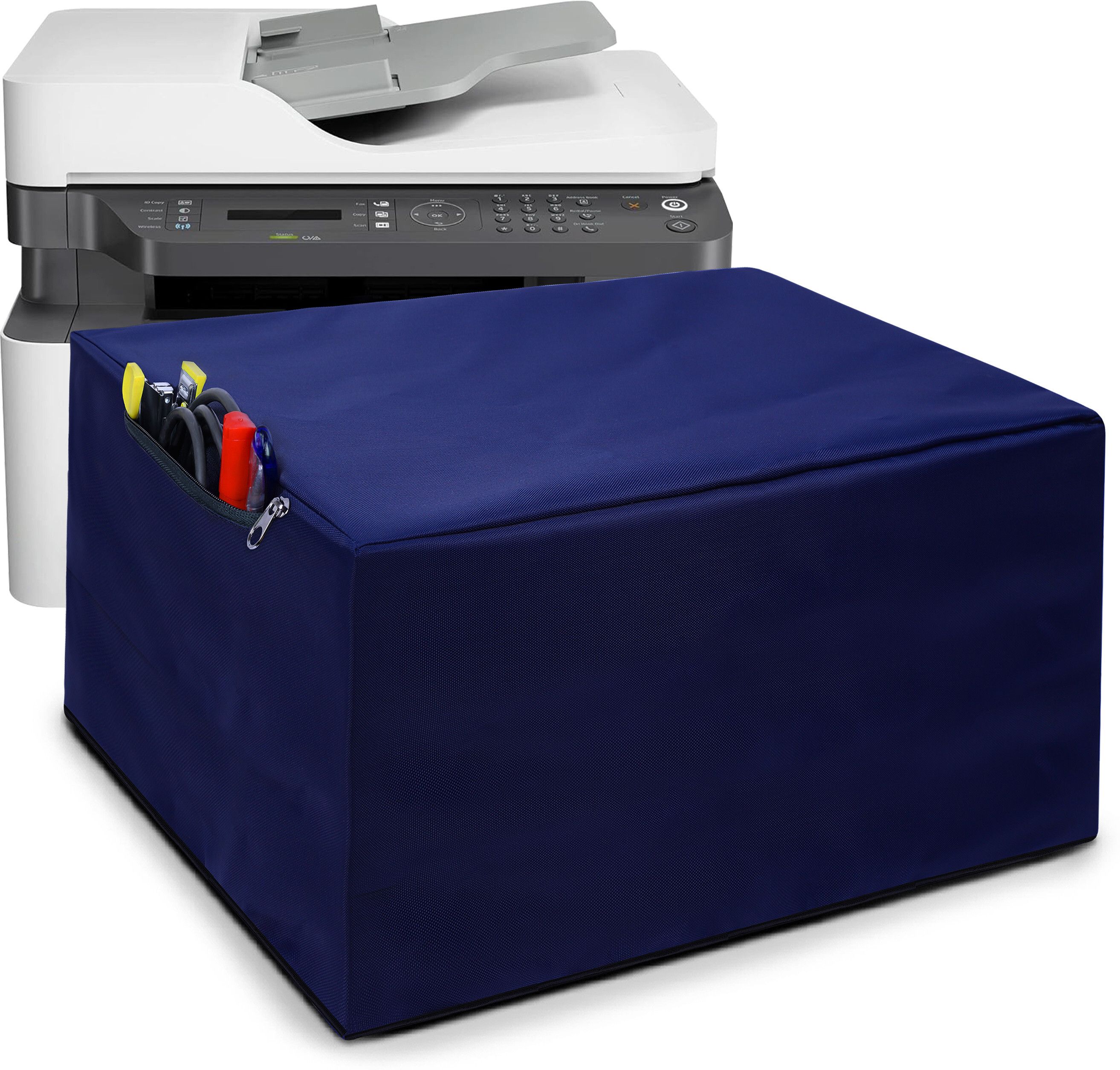 Alifiya Dust Proof Washable Printer Cover for HP Laser MFP 1188fnw - Blue Printer Cover-image-41