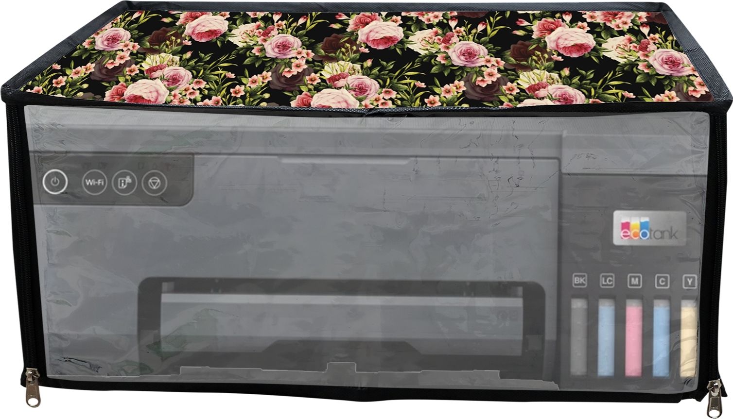ATP Printer Cover For HP LaserJet Pro MFP M126nw Printer(Black Rose Print) Printer Cover-image-27