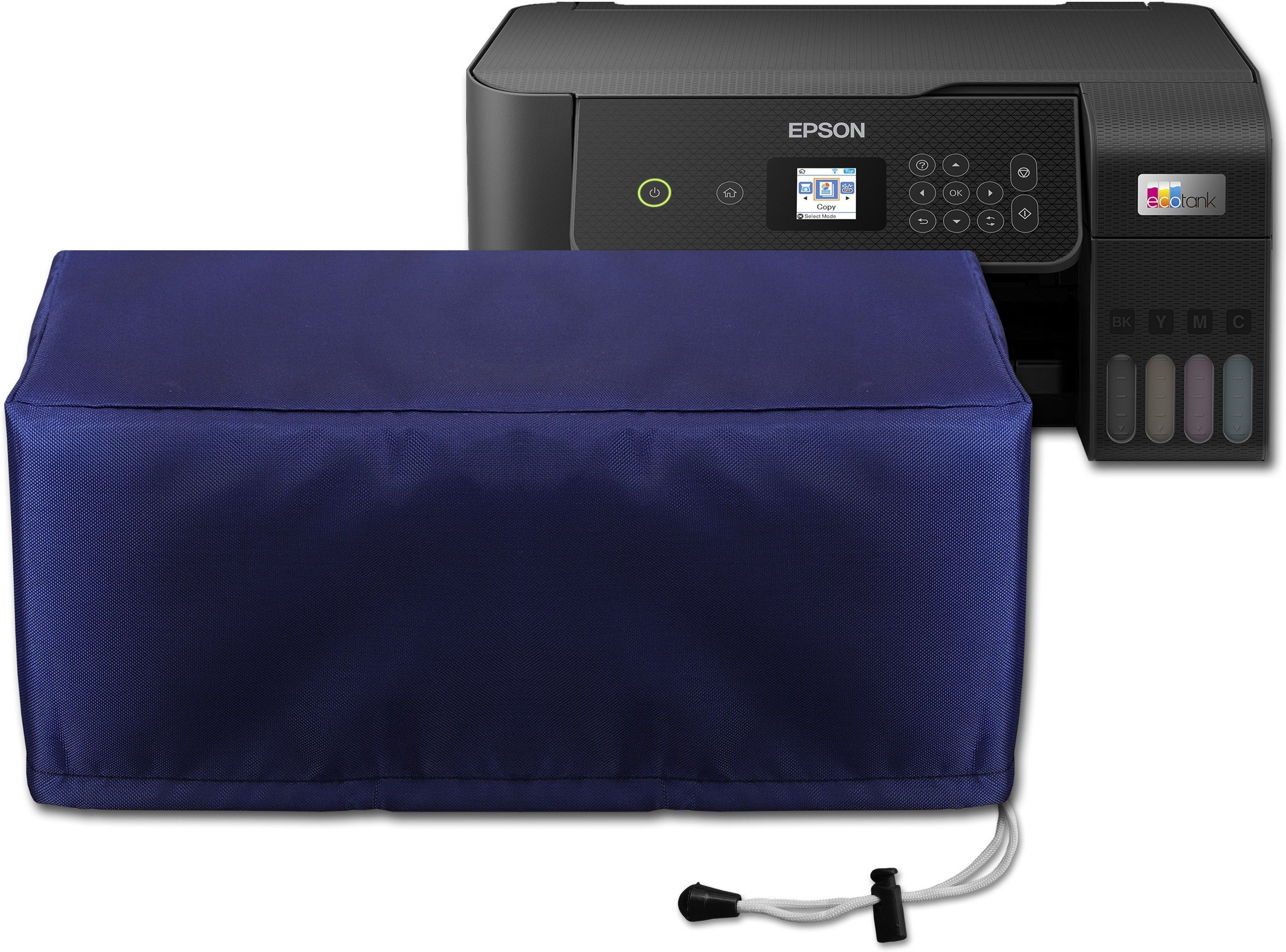 Cranique Dust Proof Nylon printer Cover For Epson EcoTank L3260 InkTank Printer - Blue Printer Cover-image-41