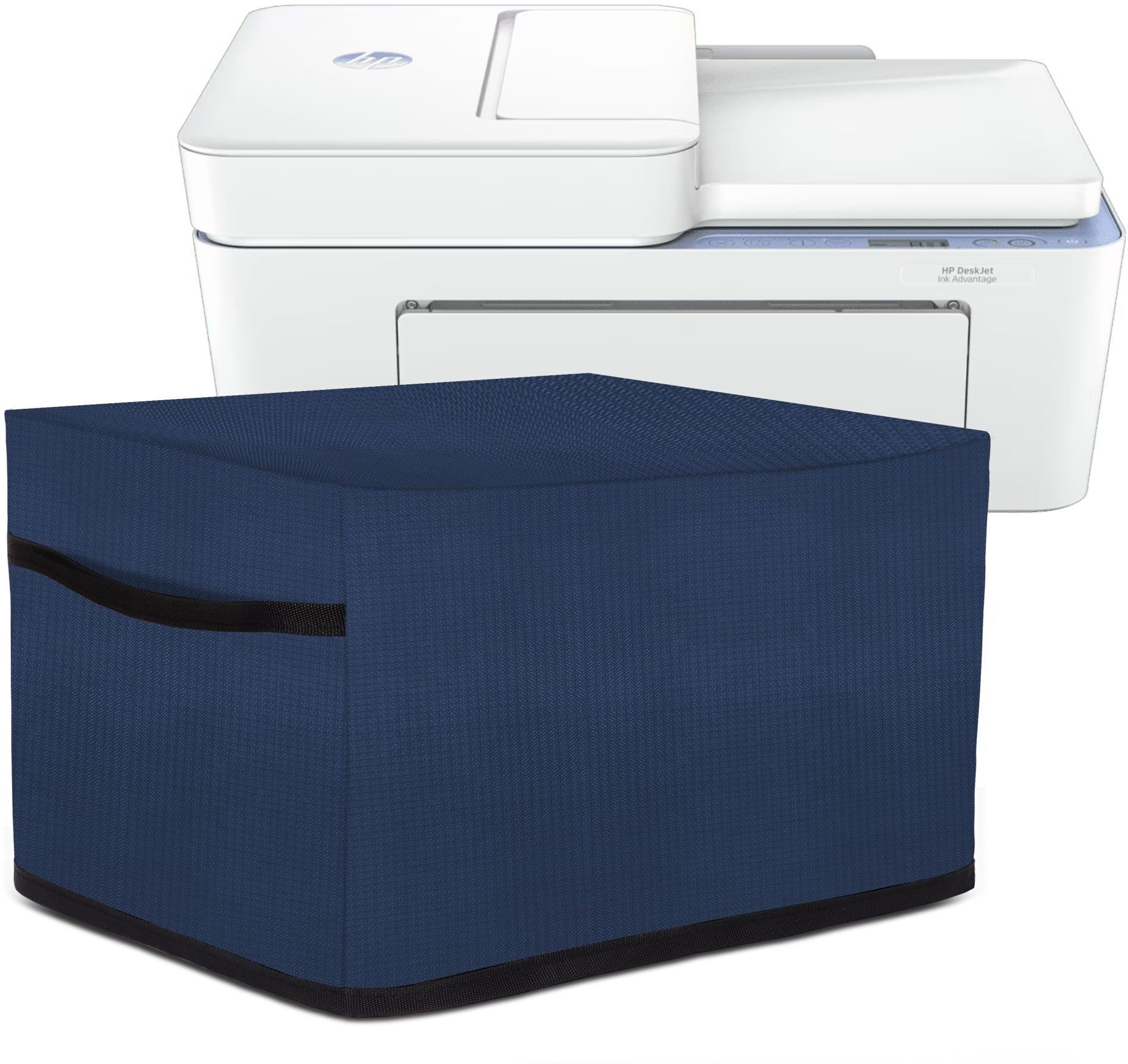 Cranique Dust Proof Printer Cover For HP Deskjet Ink Advantage 4278 / 4178 / 4123 - Blue Printer Cover-image-15