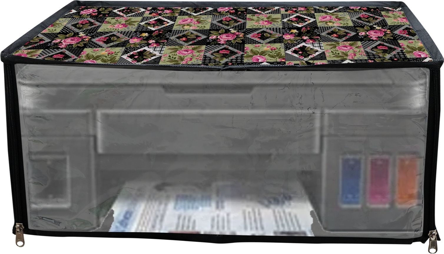 JMT Printer Cover for Canon Pixma G4000 & G4010 Printer (Hara Check) Printer Cover-picture-12