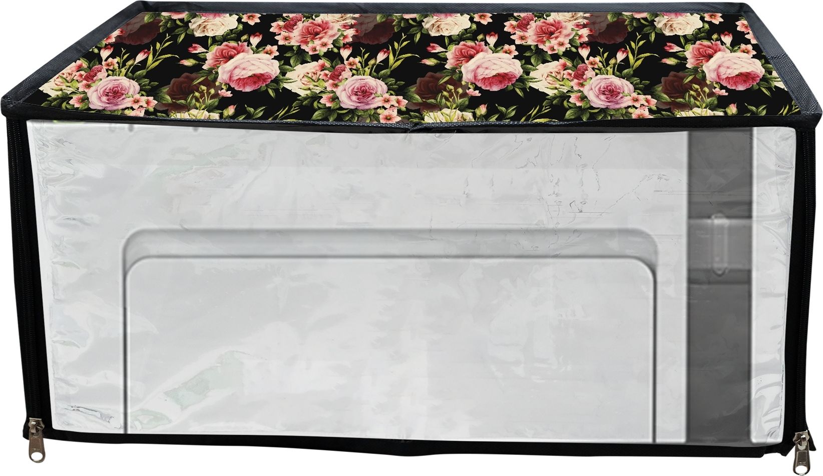 JMT Printer Cover For Epson Eco Tank M1100 Ink Tank Printer (Black Rose Print) Printer Cover-image-24