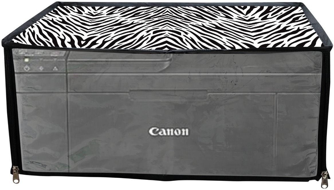 PrimeCover Pixma E4270 / E4570 All-in-One Ink Efficient Printer Zebra Print Printer Cover-image-44