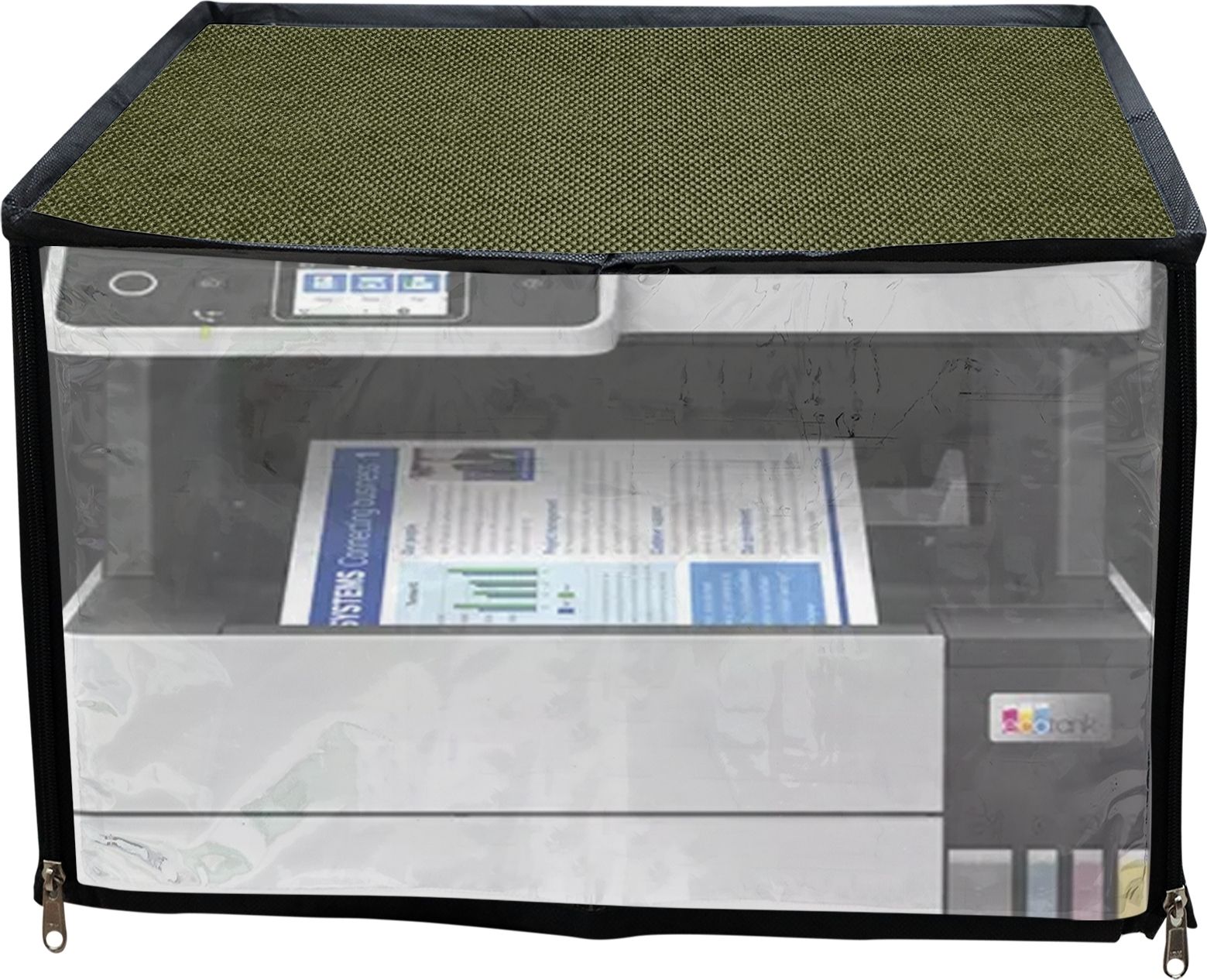 JMT Printer Cover Suitable For Epson Eco Tank L6490(Green Color) Printer Cover-picture-10