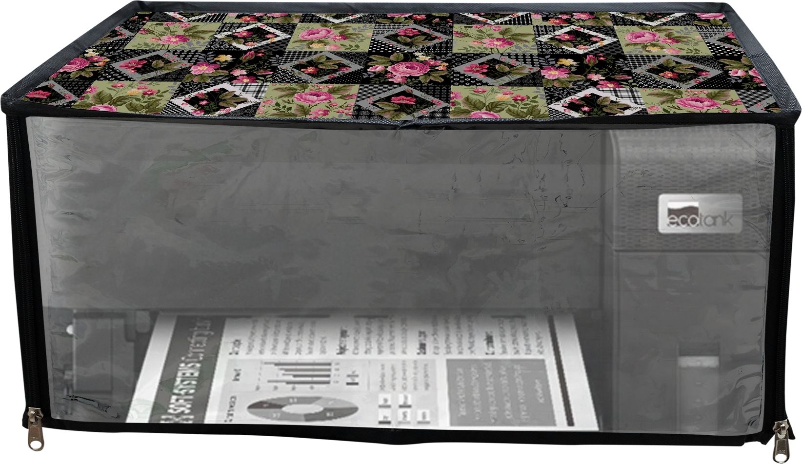 JMT Printer Cover Suitable For Epson Eco Tank M1050 Printer (Hara Check Print) Printer Cover-picture-29