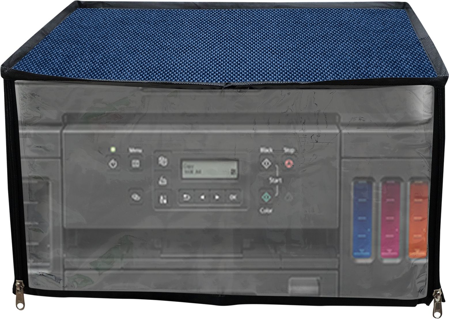 ATP Printer Cover For Canon Pixma G6070 Printer (Blue Color) Printer Cover-picture-13