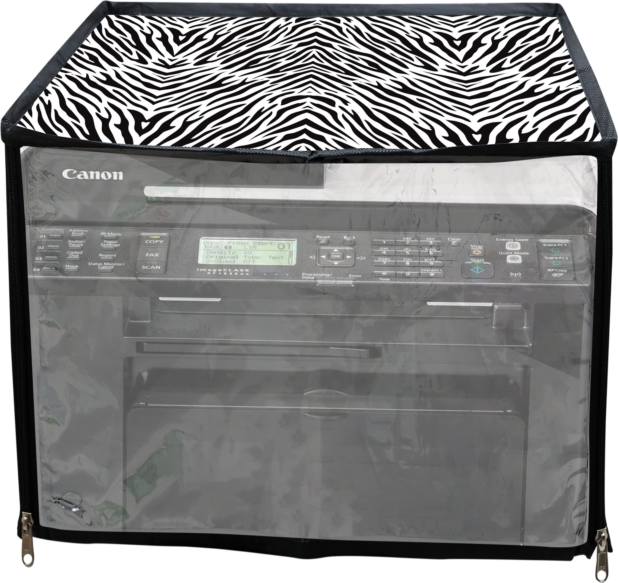 PrimeCover For Canon Laser imageCLASS MF4880dw Wireless Monochrome Zebra Print Printer Cover-image-29