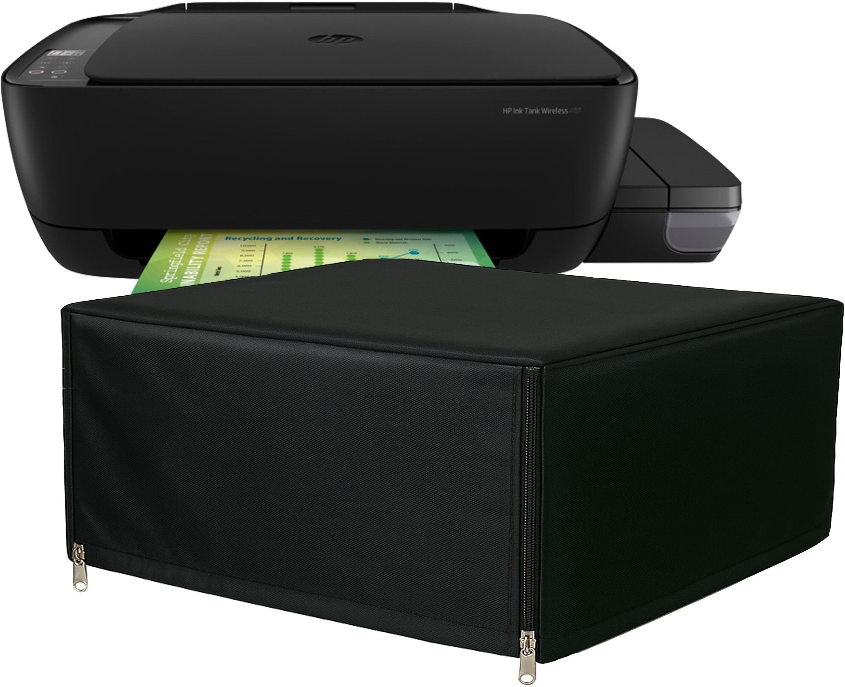 Protectio Chain Printer Cover For HP 410/415/ 416/ GT 5820/ GT 5821 All in One Tank- Black Printer Cover-image-47