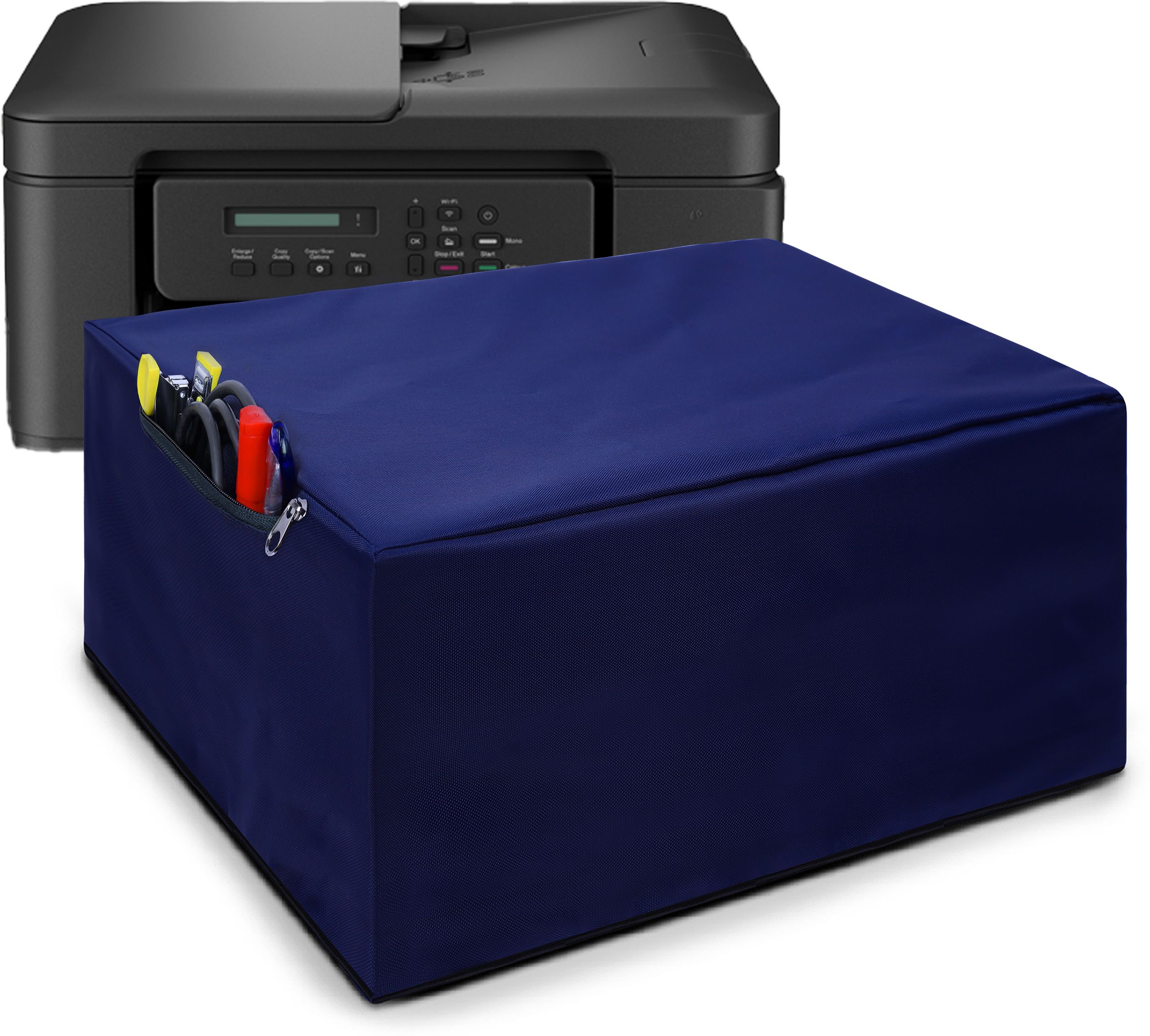 Alifiya Dust Proof Washable Printer Cover for Brother DCP-T730DW Ink-Tank Printer - Blue Printer Cover-picture-24