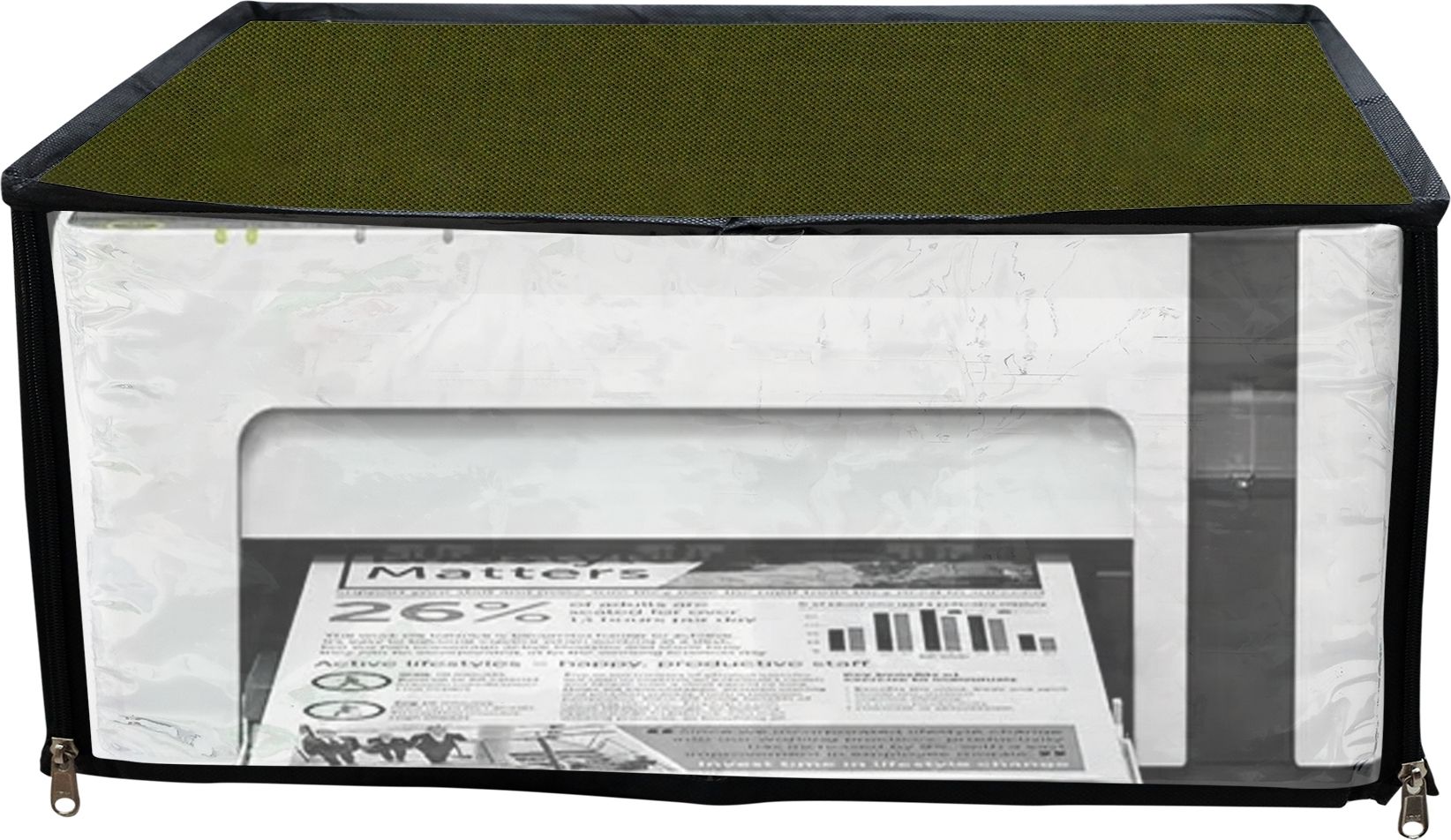 JMT Printer Cover For Epson Eco Tank M1120 & M1100 Ink Tank Printer (Solid Green) Printer Cover-image-41