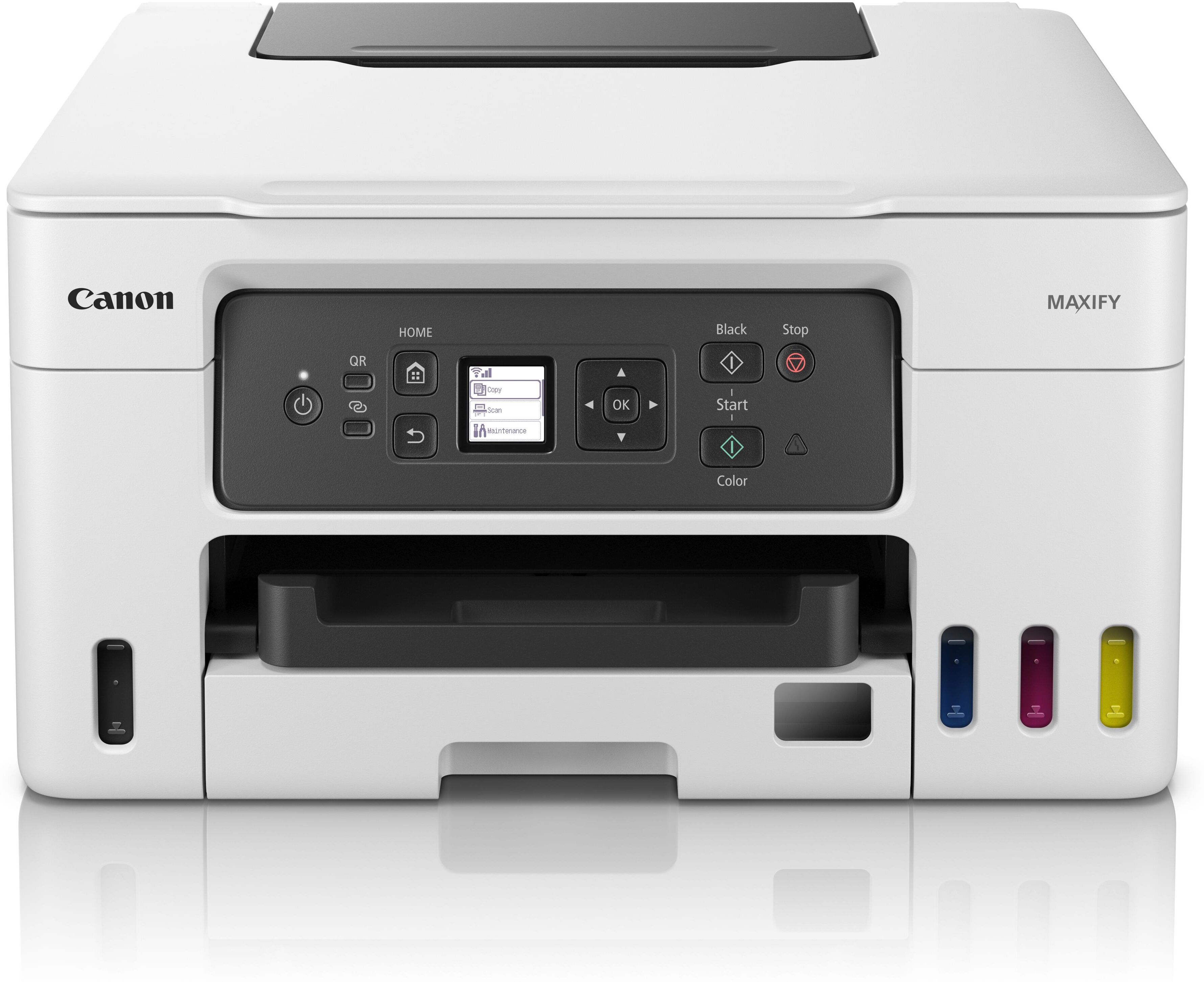 Canon MAXIFY MegaTank GX3070 Multi-function WiFi Color Ink Tank Printer (Borderless Printing) for Print/Copy/Scan with Up to 9000 pages of Black or 21000 pages of color ink in the box, 1.35 inch Monochrome LCD Display, ADF & Auto 2-sided Printing-image-6