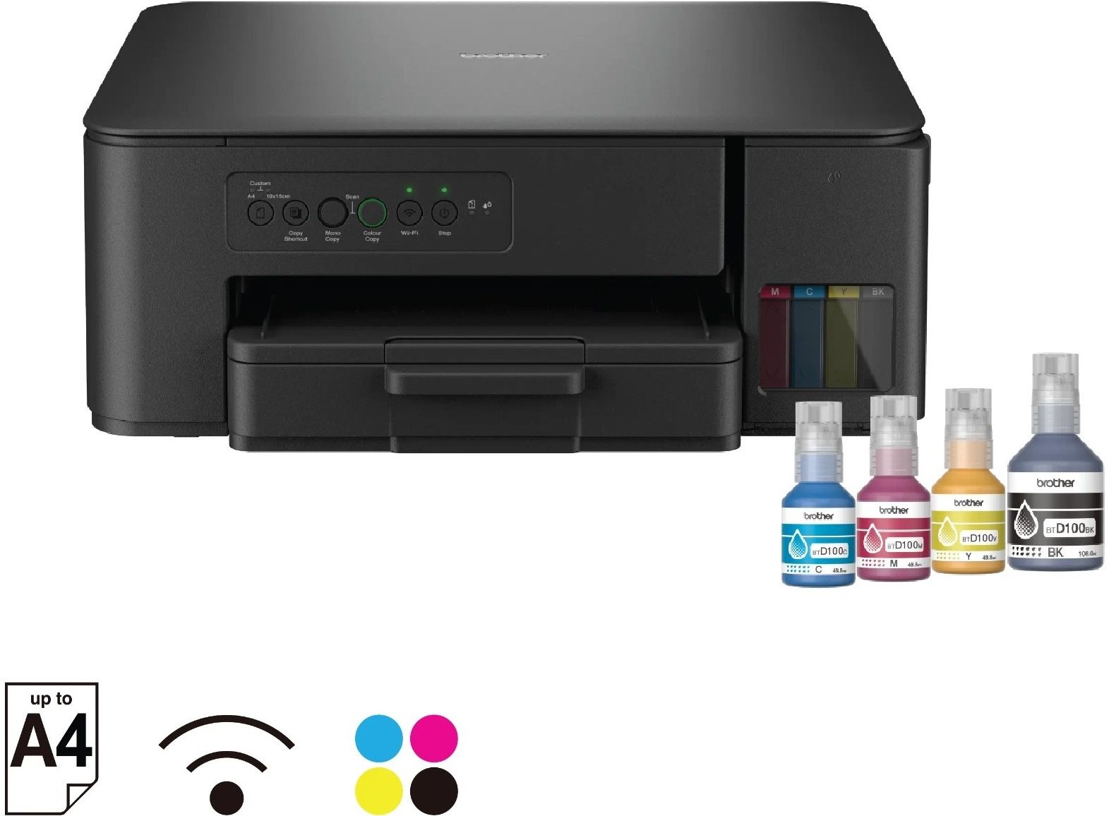 brother DCP-T430W Multifunction (Print Scan Copy) WiFi Ink Tank Printer Multi-function WiFi Color Ink Tank Printer-picture-34