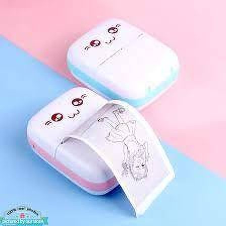 IMMUTABLE Mini Printer 2 Roll Bluetooth Portable Label Printer of Print AZX7 Multi-function Color Label Printer