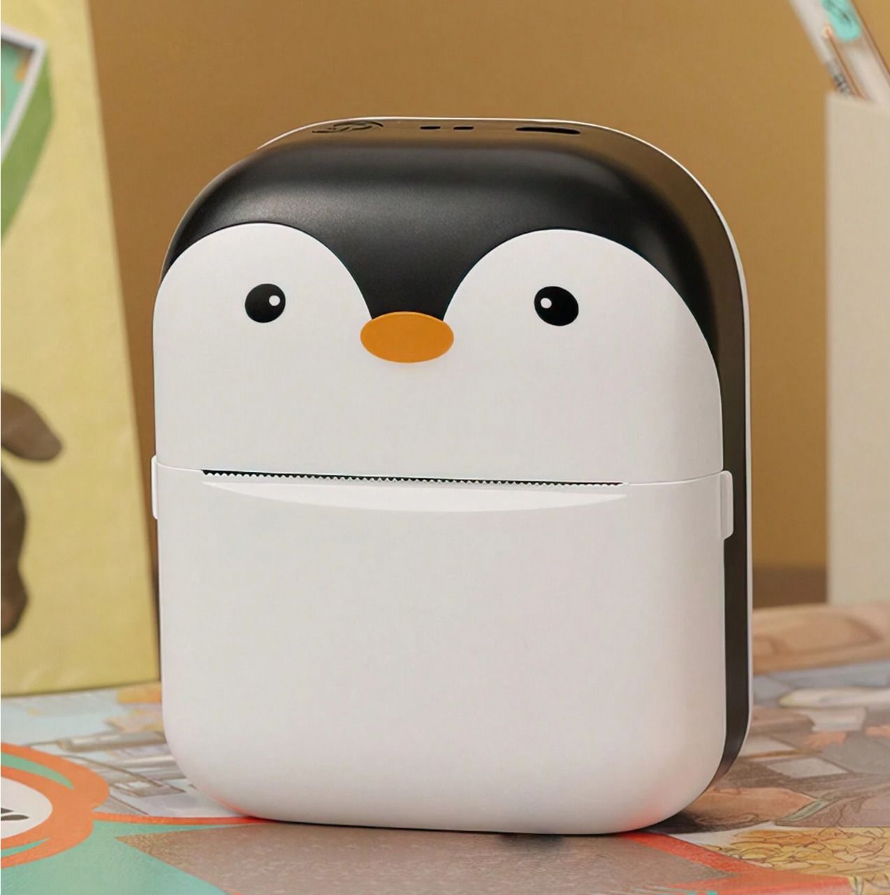 Muren Portable Mini Printer,Bluetooth Printer for Mobile Android iOS, Mini Sticker Multi-function Monochrome Label Printer-picture-25