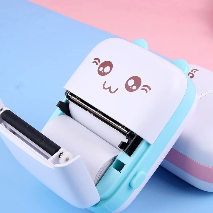 IMMUTABLE Portable Bluetooth Mini Thermal Printer Self Adhesive Paper OHJ2 Multi-function Monochrome Label Printer image 1
