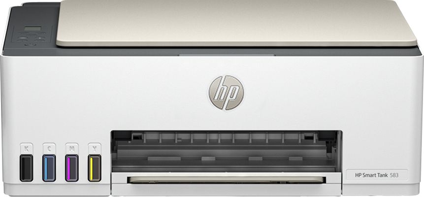 HP Smart Tank All in One 523 Multi-function Color Ink Tank Printer (Borderless Printing) for Print/Copy/Scan with Up to 4000 pages of Black or 6000 pages of color ink in the box