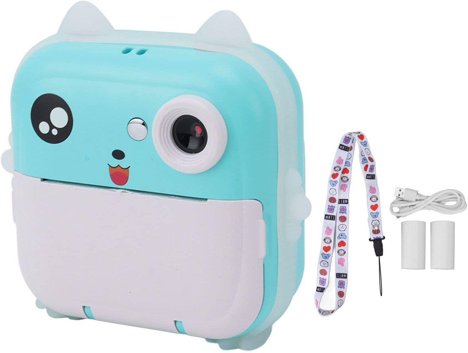IMMUTABLE 24MP Children Kids Instant Kids Digital Camera czx15 Multi-function Monochrome Label Printer-image-19