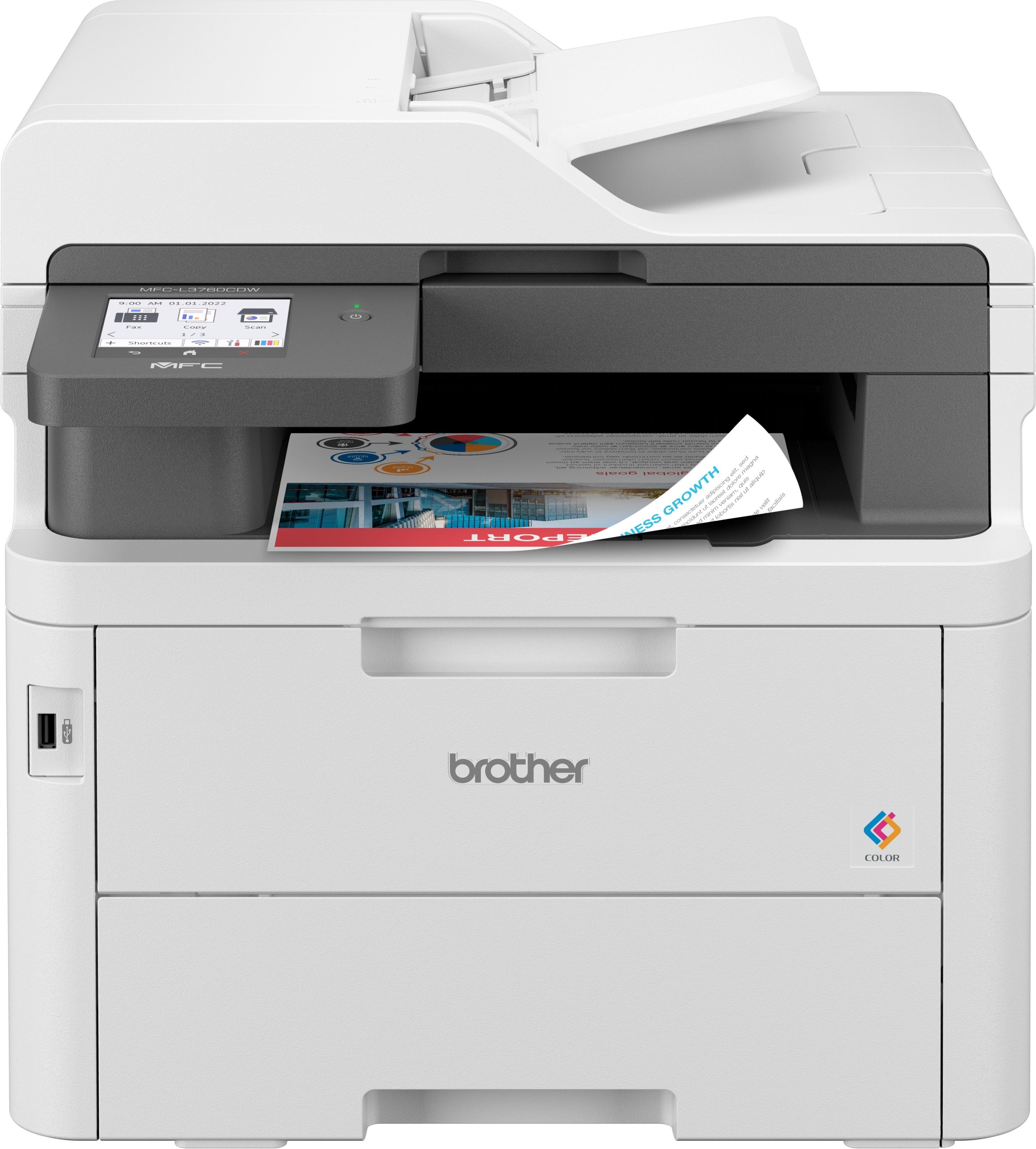 brother MFC-L3760CDW Multi-function WiFi Color Laser Printer for Print/Copy/Scan/Fax with 3.5-inch Touch Screen Display, Auto Duplex Feature, 512MB Memory, ADF, 26 PPM, Free Installation & with Up to 1000 Pages of Black + Color Ink Toner in the box-picture-18