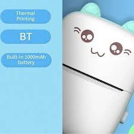 TECHEL .2 Roll Mini Bluetooth Printer, Portable Label Printer of Print16 Multi-function Color Label Printer