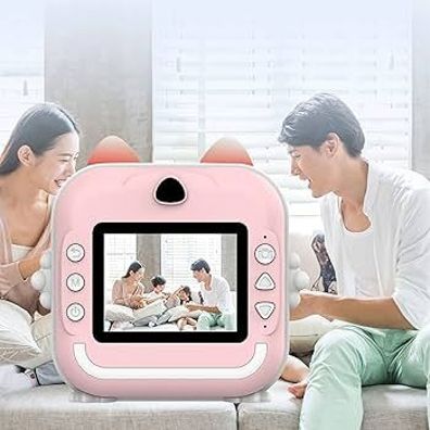 IMMUTABLE 24MP Children Kids Instant Kids Digital Camera czx5 Multi-function Monochrome Label Printer
