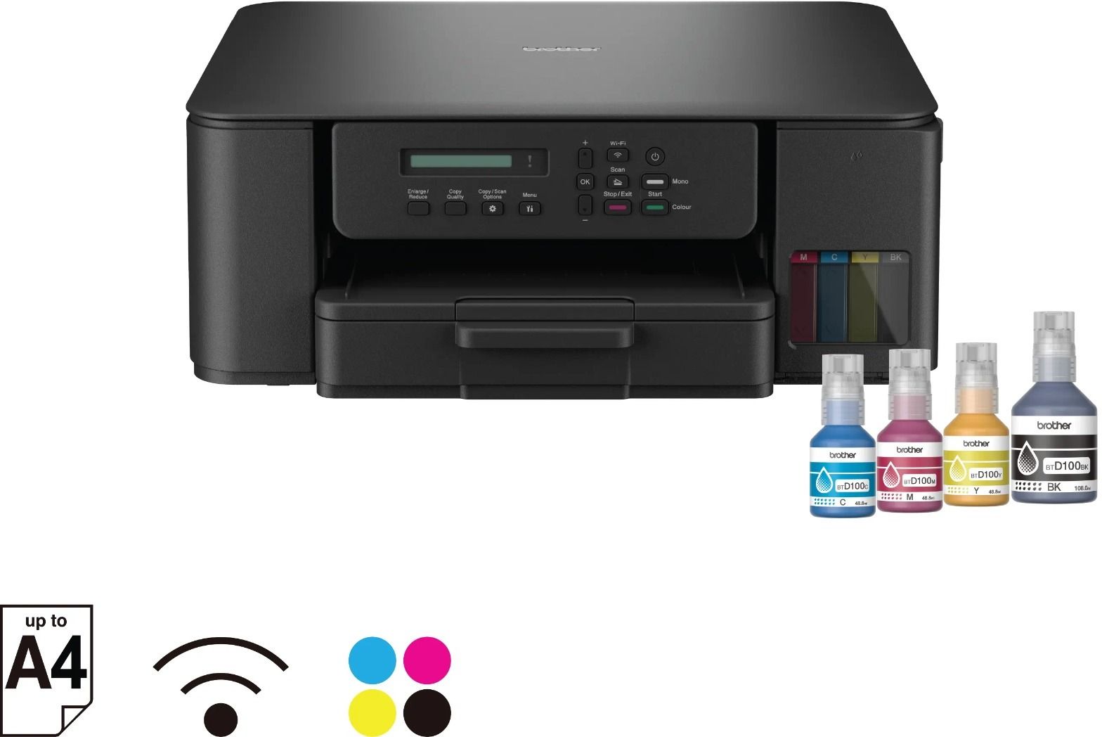 brother DCP-T530DW Experience Seamless Printing with Auto Duplex and WiFi Support Multi-function WiFi Color Ink Tank Printer-picture-42