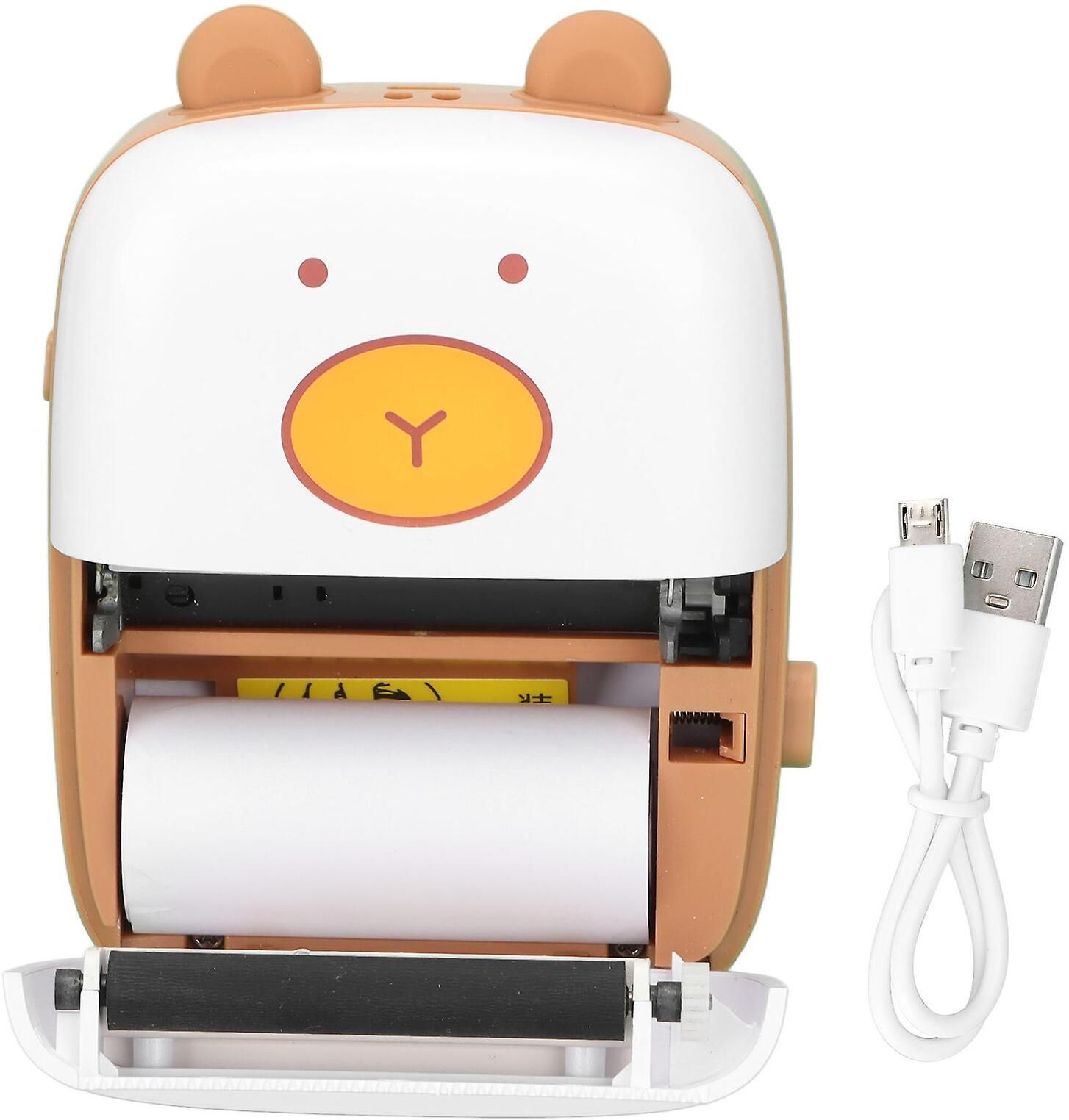 4uonly SMALL Size Mini Printer with Paper Output for Photo qwe11 Multi-function Monochrome Label Printer-image-38
