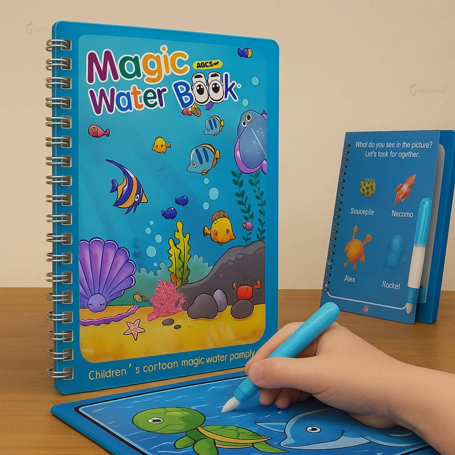 groovy dudz Magic Water Coloring Book, Educational Fun-picture-6