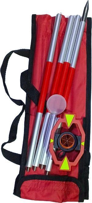 Mini Prism With Folding Poles in 4 Parts (Prism Constant 0.0 mm Solid Prism-image-22