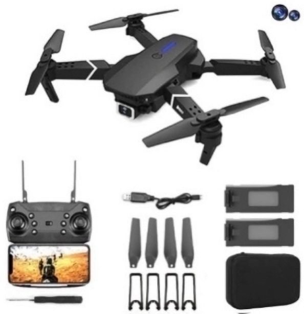 VELTRA E88 Pro 4K Dual Lens Drone with Live FPV View & Auto Hover Lock 2.4 GHz AM4 4 Core Processor Designed for Workstation-picture-26