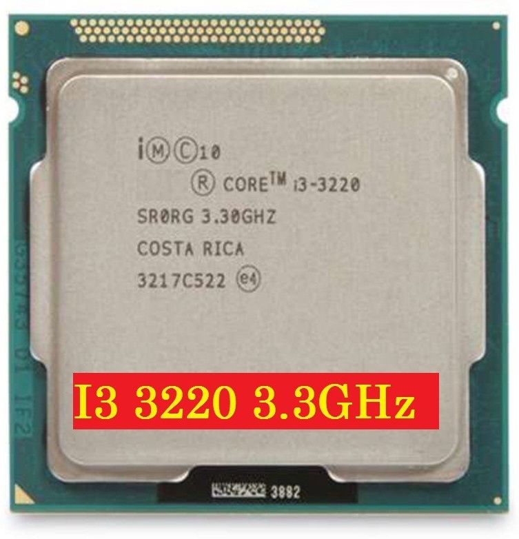 Refurb Core i3 3220 3rd Gen Processor for H61 chipset mother boards Only Processor 3.3 GHz LGA 1155 4 Core Processor Designed for Desktop-image-13