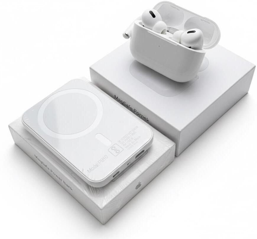 MagPulse AirPods 2 Pro & MagSafe Powerbank Combo | Noise Cancel TWS with Fast Charger 5.3 GHz AM2 2 Core Processor Designed for Mobile-image-8