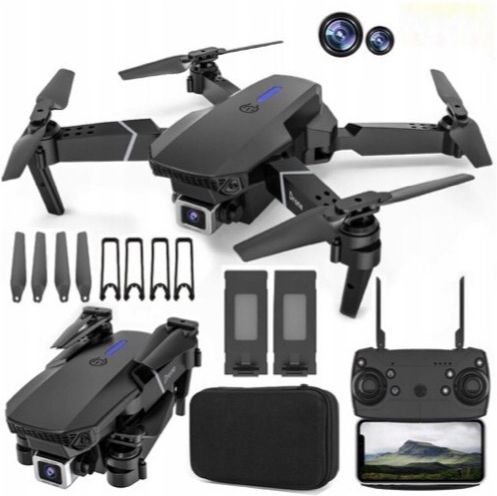 Flyon E88 Pro 4K Camera RC Drone Foldable with WiFi FPV and Hover Control 3.6 GHz AM4 4 Core Processor Designed for Server-image-7