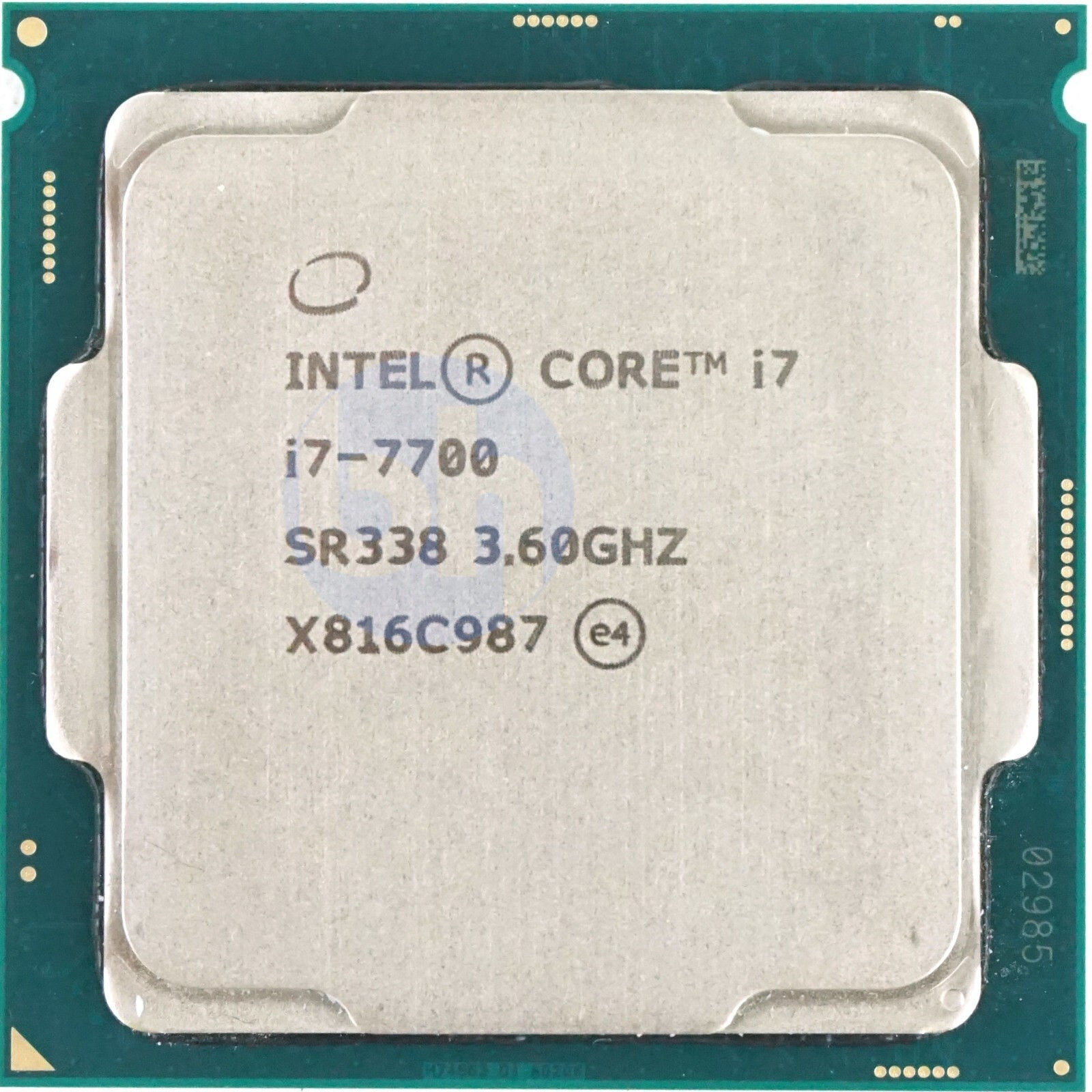 Intel Core i7 7700 3.6 GHz LGA 1151 Socket 4 Cores Desktop Processor image 1