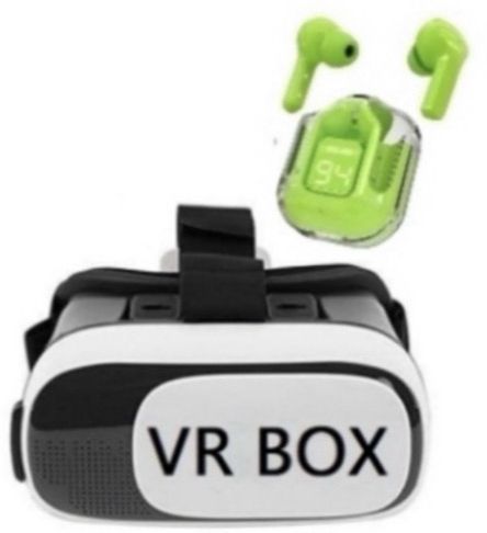 ImmersiOne VR Box Headset + Ultrapods Max Bluetooth Earbuds for Smart Fun 5.2 GHz AM3 1 Core Processor Designed for Mobile-image-23